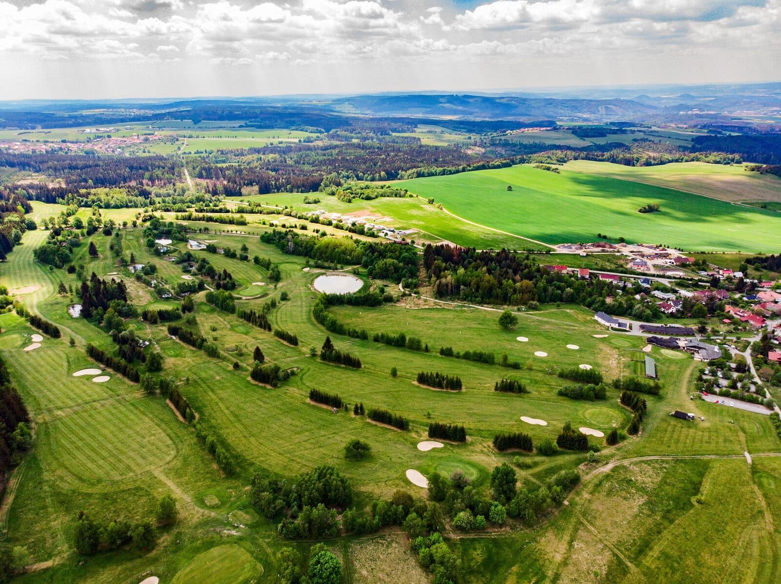 Celý resort z ptačí perspektivy